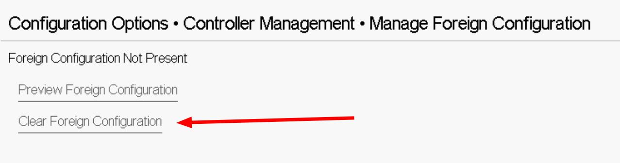 clear-foreign-config
