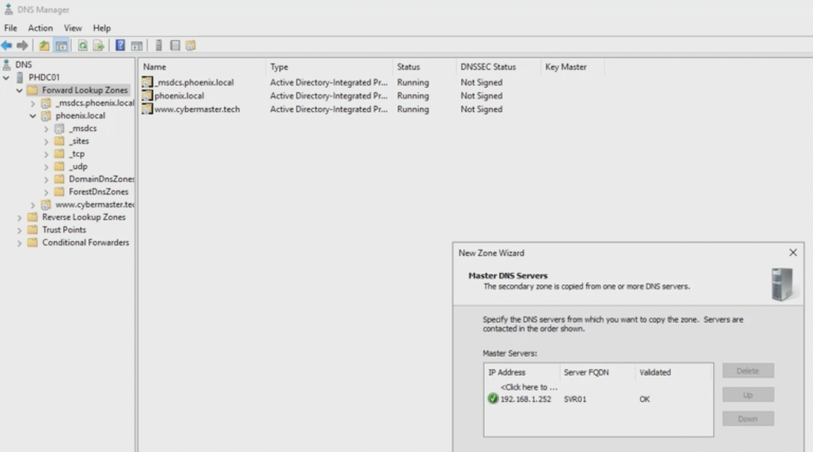 forward-lookup-zones