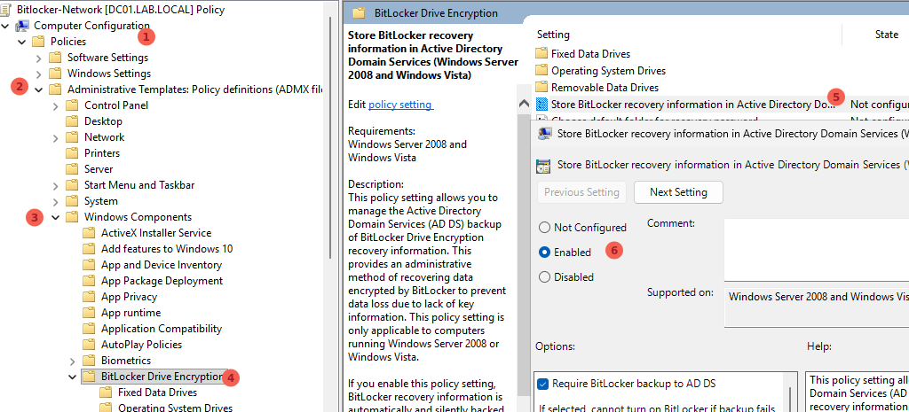 store-bitlocker-recovery-information